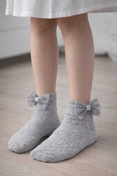 gigigiyim Self-Patterned Ribbon Girls' Socks
