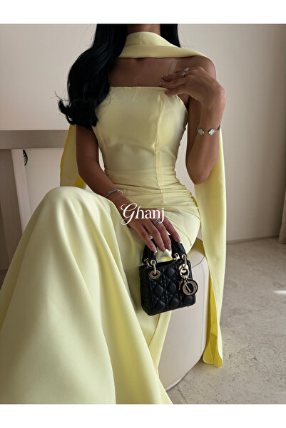 Ghanj Fashion Lemon crepe dress