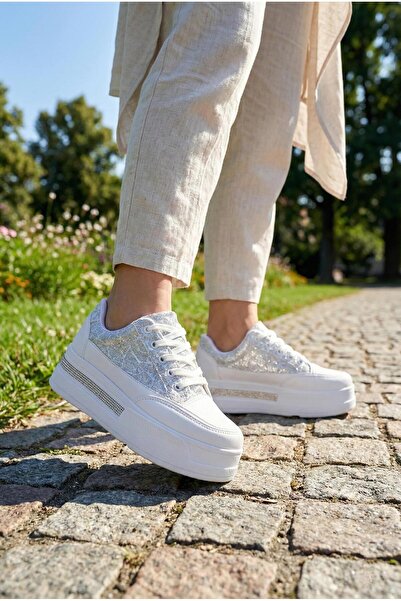 lady classy Ženske Sa kamenim detaljima Visok đon ležerne cipele Patike