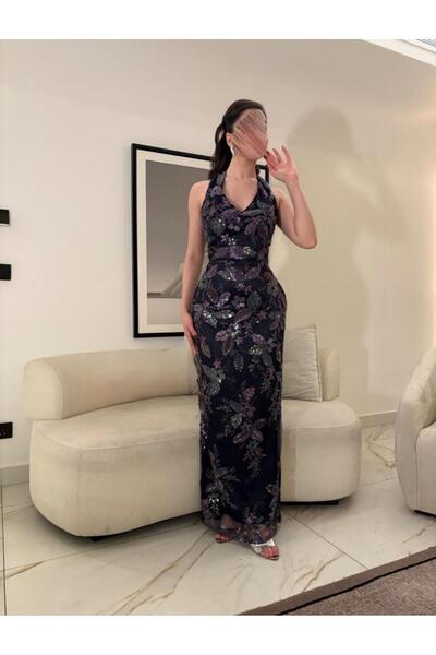 Genenic Helter long embellished dress