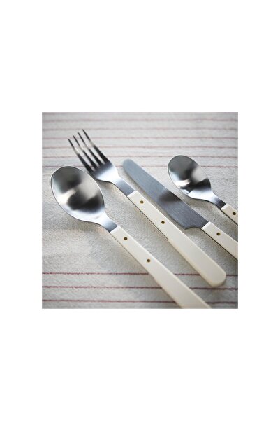 IKEA 6-Person Cutlery Set, Off-White, 24 Pieces