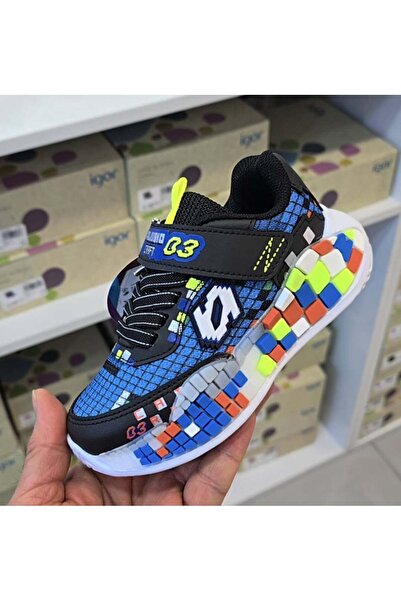 Ege Kids Boys' Navy Blue Lightweight Sports Shoes