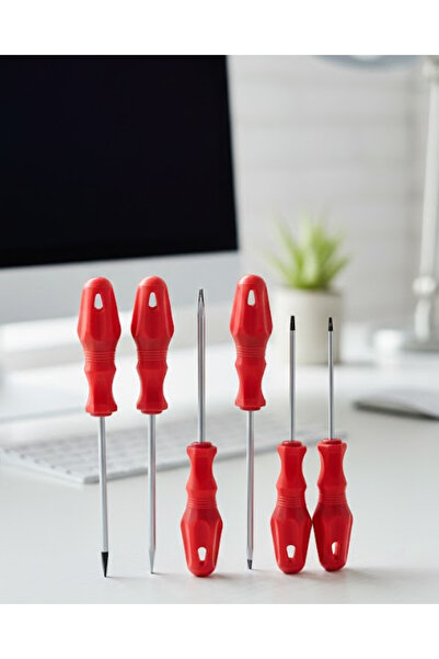 CT STONES Set de 7 șurubelnițe cu capete plate și în formă de stea, pentru ut...