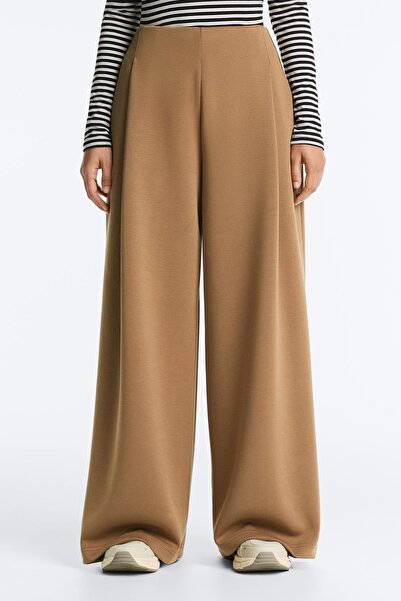 Oysho High rise pilili twill pantolon