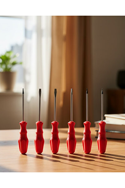 CT STONES Set de șurubelnițe cu cap plat și cap stea, 7 piese, cu prindere er...