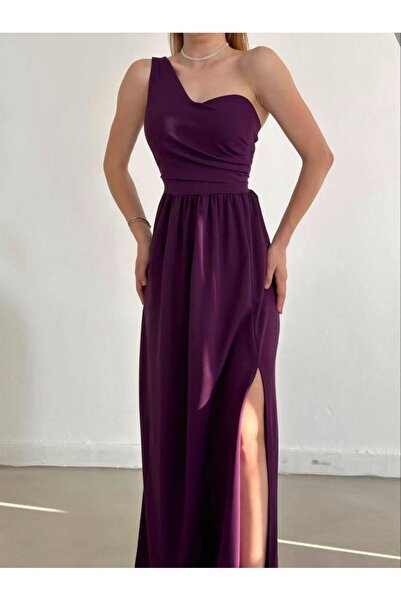 Modafeminen One-Shoulder Evening Dress 582076 Murdum