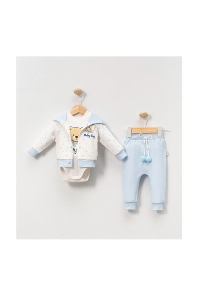 minicayzen Boys 3/9 Months Baby Boy 3-Piece Set