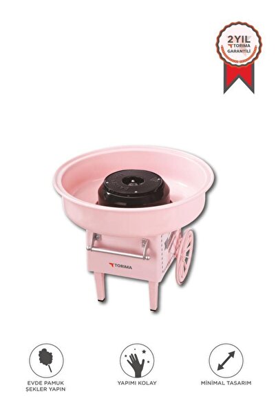 Torima Ev Tipi Pamuk Şeker Makinesi TCCM01 Pembe
