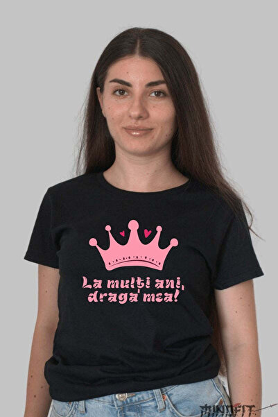 GILDAN Tricou Cadou La Multi Ani Draga Mea Coroana Dama