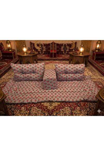 Ropi Luxury 4-in-1 Floor Seating Set - Traditional Arabic Majlis, Floor Sofa Set
