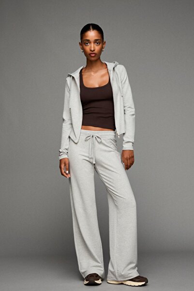 Bershka Şardonlu eşofman altı