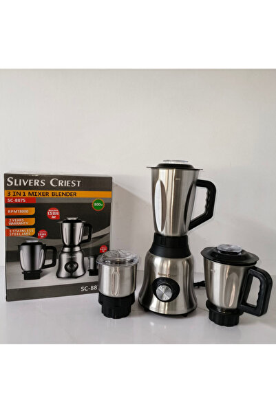 SLIVERS CRIEST 3-in-1 Multifunctional Food Processor & Blender Machine 800W H...