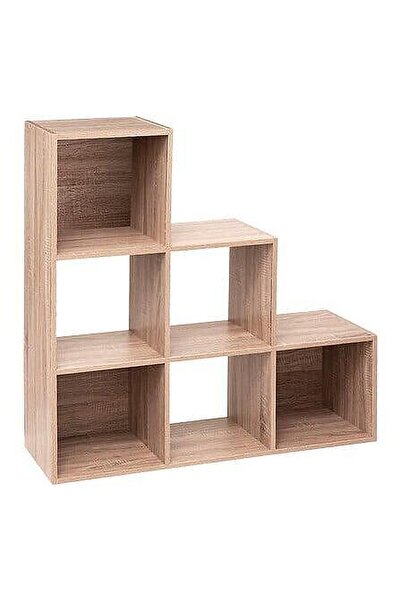 Sani Shelving unit 3 x 3 Chests, 102 x 32 x 102 cm, Oak