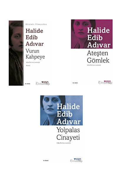 Can Yayınları 2025 3 HALİDE EDİP SETİ/KRAFT DEFTER HEDİYE(VURUN KAHPEYE,ATEŞT...