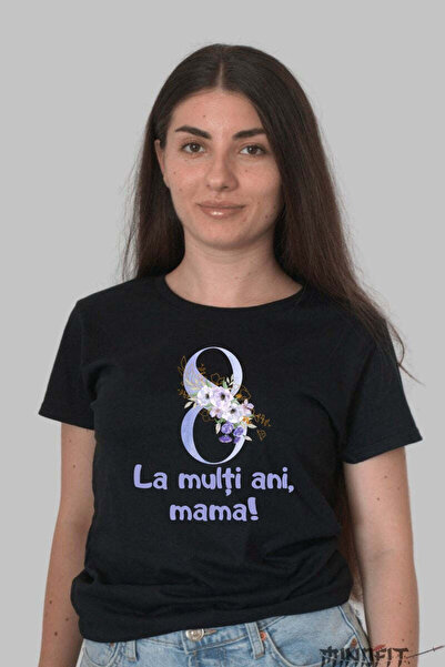 GILDAN Tricou 8 Martie La Multi Ani Mama Floral Dama