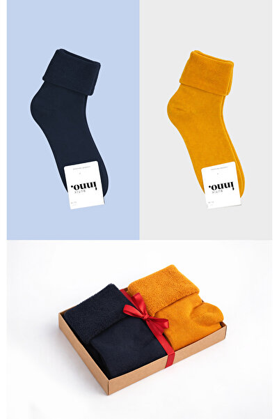 Inno Women's Double Boxed Winter Thick Thermal Boot Socks, Non-Elastic, Curle...