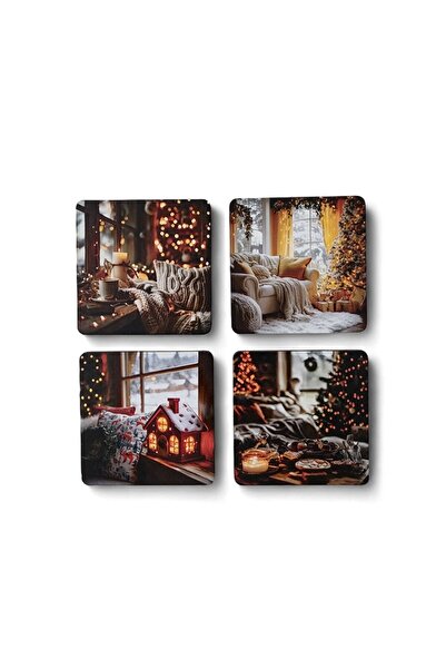 Hedea Cozy Home Coaster Set 3