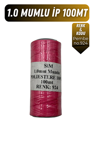Waxed Thread for Leather Hand Sewing 1.0mm 100mt All Colors, Gift 1pc Saddle Needle, Glitter Waxed Thread