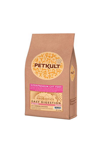 PetKult Probiotic Care Kitten & Mother, Miel, hrană uscată pisici junior, 2kg