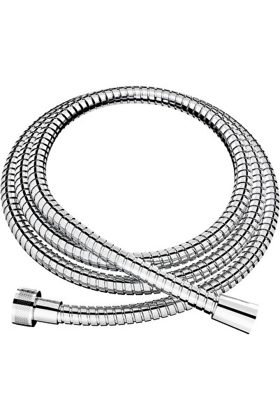 JOMOO خرطوم شطاف مرن مطلي بالكروم، طوله 1.2 متر (47 بوصة)، مقاس الخيط 1/2 بوص...