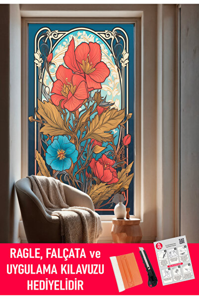 DEGE HOME شفاف، مطبوع بنقوش، ورق لاصق. كابينة الاستحمام، الشرفة، المطبخ، الحم...