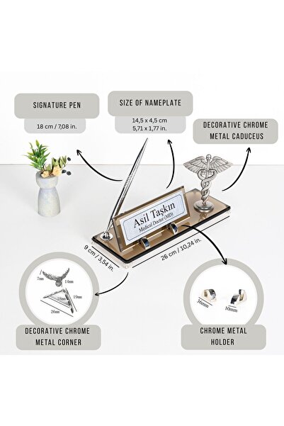 shop Doktor, Diş Hekimi, Eczacı, Veteriner, Hemşire, Hediyesi Krom Kadüse Tıp...