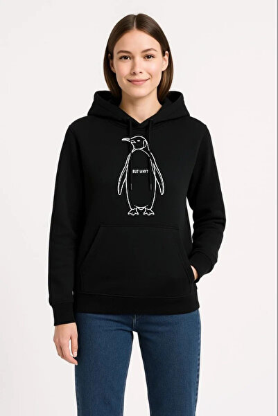 velmorafashion Velmora Premium Women's Nihilist Penguin Special Design Oversi...