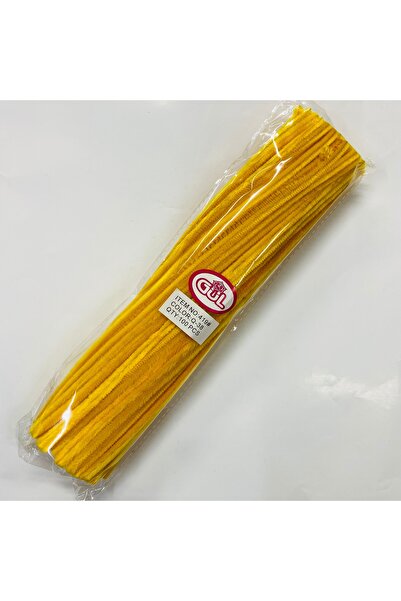 EleganTShoP Gül Şönil Chenille Tüylü Çubuk 100 Adet