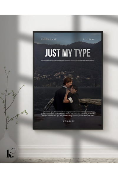 Just My Type Kişiye Özel Tasarım Çerçeve