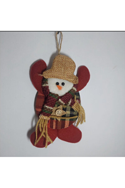 esdekor Fabric christmas door/window ornament - 15 cm - single piece