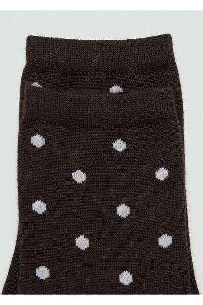MANGO Woman Puantiye desenli çoraplar