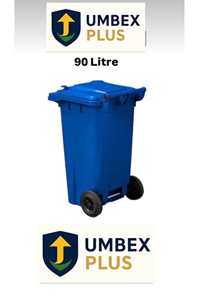 UMBEX PLUS Atık Plastik Çöp Konteyneri 90 Litre Plastik Konteyner - A Isıya K...