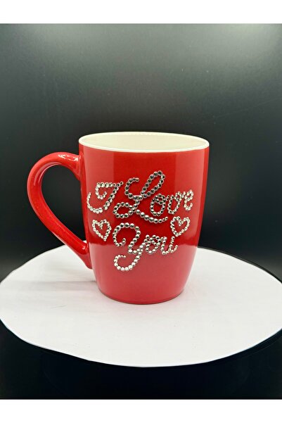 delshop Personalized mug with crystals I Love You, I love you