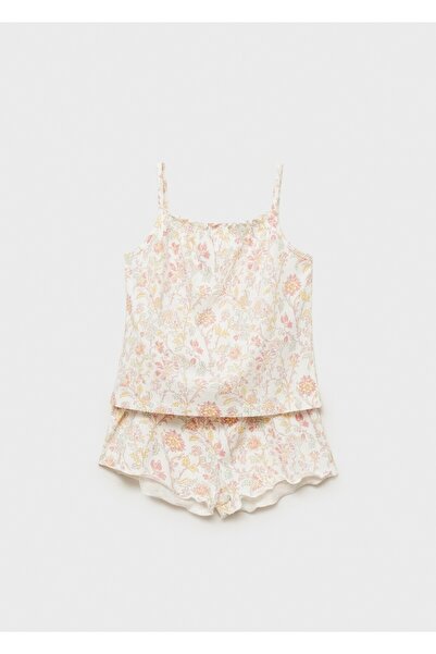 MANGO Baby Çiçek desenli pijama