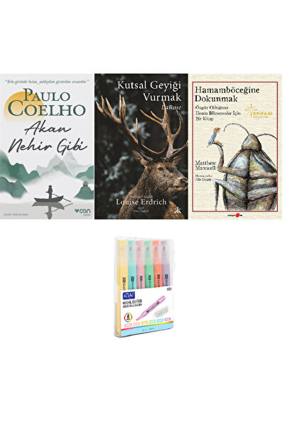 CAN Akan Nehir Gibi + Kutsal Geyiği Vurmak + Hamamböceğine Dokunmak 3 Kitap S...