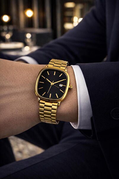 LOOQ Steel Cord Men's Wristwatch with Calendar