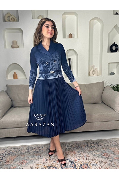 Warazan Classic pleated dress, free size, fits sizes S to XXXL
