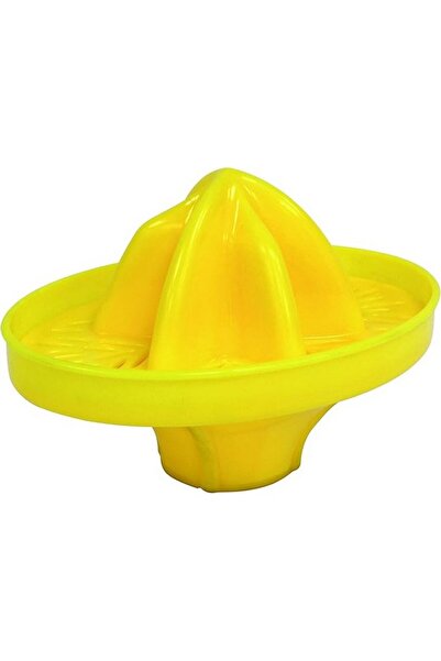FACKELMANN Manual citrus juicer made of plastic, yellow,