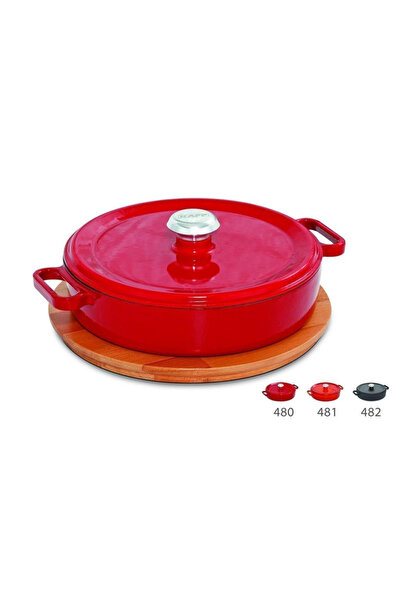 Kapp Lava Ahşap Yayvan Tencere Altlığı 24 cm