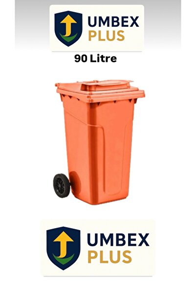 UMBEX PLUS Atık Plastik Çöp Konteyneri 90 Litre Plastik Konteyner - A Isıya K...
