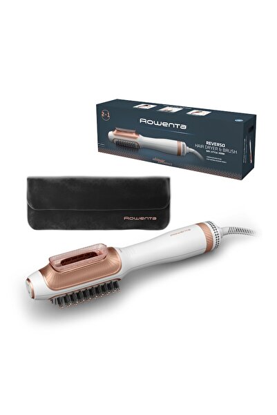 Rowenta Uscator de par si perie cu aer cald Reverso 2 in 1 CF9820F0, 1200W, 2...