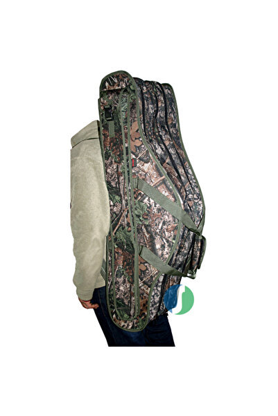 SAVEX SN.35006 Kamış Çantası 3 Gözlü Çok Cepli 120 cm