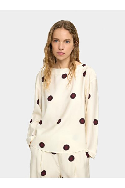 PARFOIS Puantiye Desenli Bluz