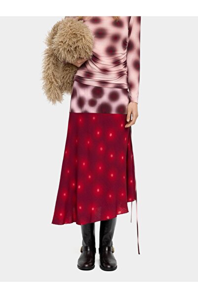 PARFOIS Asimetrik Desenli Etek