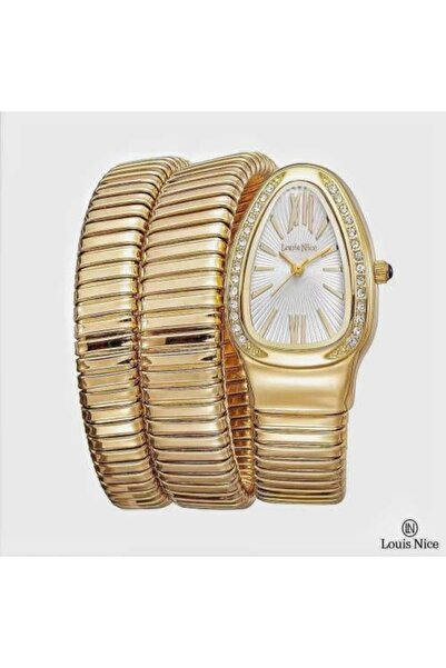 Louis Nice Women's Watch with Two Wraps in Gold