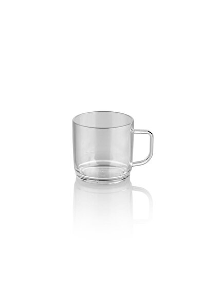 Kapp Plastport Kırılmaz Çay Kahve Kupası - Şeffaf 250 ml