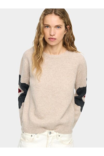 PARFOIS Çiçekli Örme Kazak