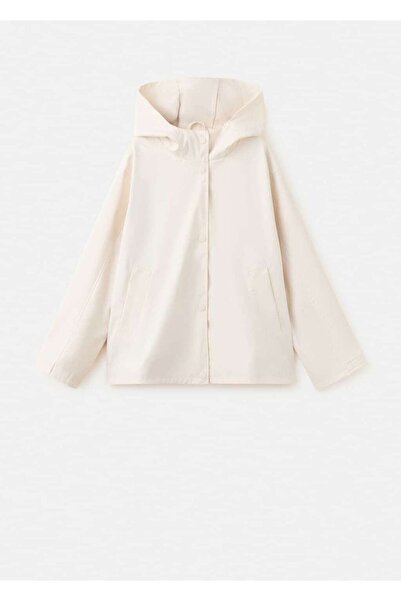 MANGO Kids Kauçuk görünümlü ceket