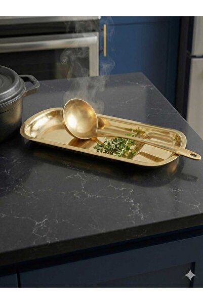 LOVYCO Gold Metal Dirty Spoon Coaster and Ladle Coaster - Stainless Steel Cou...