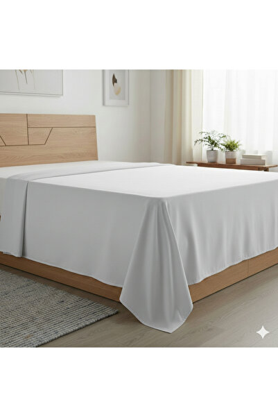 MELONIE Single Flat Sheet Cotton Fabric Non-Elastic Sheet 160X240